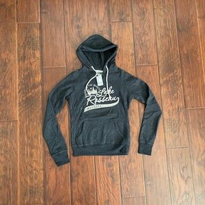 NWT - Campus Crew Hoodie, Size XS, Dark Gray